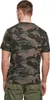 A man wearing a camouflage t-shirt and green cargo pants, viewed from the back. Anteprima dell’immagine prodotto