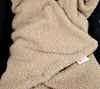 BabyLux Winter Einschlagdecke Bouclé 80x80 cm Kuschelige Produktbild-Vorschau 3
