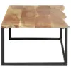 Garderobe mit Naturkante 100x35x22 cm Massivholz Akazie , Produktbild-Vorschau 4