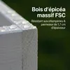 Jardinière en bois IvoQ pour l'extérieur - Grande Voir les images du produit 6