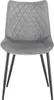 A single gray upholstered chair with black metal legs is shown against a white background. Produktbild-Vorschau
