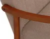 Fotel bujany HWC-K10, leżanka, drewno   tkanina/tkanina Podgląd zdjęcia produktu 13