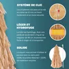 KINGSLEEVE® Parasol inclinable Hawaii 192 cm naturel Voir les images du produit 4