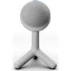 A white microphone on a white stand against a white background. Anteprima dell’immagine prodotto
