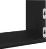 Wandplanken 3 stuks Zwarte Eiken 58x18x18 cm Bewerkt Hout Productafbeelding-voorbeeld 8