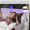 OYAJIA 140 cm x 200 cm Polsterbett LED-Beleuchtung Produktbild-Vorschau 6