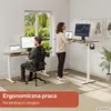 Stela biurkowa AREBOS, elektrycznie regulowana wysokość, Podgląd zdjęcia produktu 4