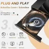 External DVD Drive, Portable Type-C Slim CD DVD RW Burner Produktbild-Vorschau 5