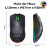 RGB Gaming Maus Kabellos Wireless Laut Maus Beleuchtung Produktbild-Vorschau 8
