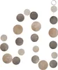 Boltze Guirlande Capiz Country Déco Beige Gris foncé Blanc Voir les images du produit 2