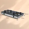 Klarstein Plynový varič 2-horákový, 7,7 kW vstavaný plynový Náhľad obrázku produktu 8