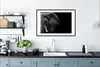 MuchoWow® Gerahmtes Poster Tiere - Elefant - Wild - Schwarz Produktbild-Vorschau 4