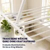 Höhenverstellbarer Decken-Wäscheständer aus Aluminium, Produktbild-Vorschau 8