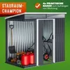 GARDEBRUK® L Metall Gerätehaus 2m² mit Fundament Produktbild-Vorschau 2