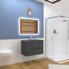 Waschtisch mit Unterschrank 80cm Alast Badmöbel Set Produktbild-Vorschau 2