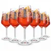 6x Ramazzotti Aperitivo Glas 0,5l geeicht Stielglas Produktbild-Vorschau 1