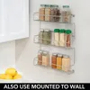 mDesign Gewürzregal Küchenregal Organizer selbstklebend Produktbild-Vorschau 6