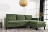 riess-ambiente Ecksofa STOCKHOLM 220cm grün Cordstoff Produktbild-Vorschau 5