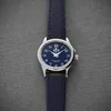 MPM-Quality Damenuhr Lederarmband Analog Silberfarben Produktbild-Vorschau 2