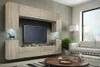 Furnitech Wohnwand Wohnzimmer - Wohnzimmer Möbel mit LED Produktbild-Vorschau 1