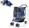 PawHut Hundetrolley, faltbarer Hundebuggy, Hundewagen mit Produktbild-Vorschau 3