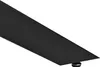 A close-up view of the bottom corner of a black table leg with a small adjustable foot. Podgląd zdjęcia produktu
