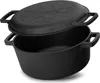 Ø28cm Brotbacken Gusseisen Topf 6L Gusseisentopf mit Produktbild-Vorschau 5