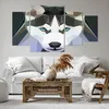 Bild auf Leinwand - Leinwandbild - Hund Husky Portrait - Produktbild-Vorschau 6