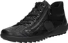 A studio shot of a black women's boot. Produktbild-Vorschau