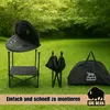 BigDean Campingtisch faltbar 4 Getränkehalter 2fache Ablage Produktbild-Vorschau 2