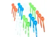 Eierlöffel Joghurt Eislöffen, 24 Stück verschiedene Farben Produktbild-Vorschau 4