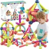 KLOCKI MAGNETYCZNE MAGNETIC STICKS Edukacja 120 EL Podgląd zdjęcia produktu 1