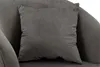 Glamouröser Sessel "Silvery" (73 x 66 x 78 cm) in grauem Produktbild-Vorschau 5