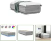 The Living Store Bettgestell mit LED Grau Sonoma 90x200 cm Produktbild-Vorschau 1