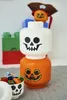 LEGO Storage Head "Skelett", klein (weiß/schwarz) Produktbild-Vorschau 3