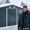BRAST Gerätehaus Geräteschuppen Metall | 278x195x192 | Produktbild-Vorschau 2