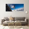 Bilder auf glas - Snowboard Winter Berg Gipfel - 120x50cm - Produktbild-Vorschau 7