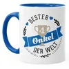 Kaffee-Tasse bester Onkel der Welt Geschenk für Onkel Produktbild-Vorschau 2