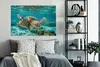 MuchoWow® - Leinwandbilder - Eine Schildkröte schwimmt Produktbild-Vorschau 6