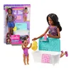 Barbie CHŮVA HERNÍ SET 5.s vanou - černoška Náhľad obrázku produktu 15