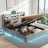 ProximaX Modernes Doppelbett 160x200 cm Grau Samt, Produktbild-Vorschau 6