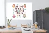 MuchoWow® Poster Illustration Alphabet mit lustigen Eulen Produktbild-Vorschau 3