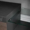 SUNXURY Schwarzer, hochglänzender niedriger TV-Schrank,mit Produktbild-Vorschau 8