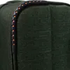 Close-up of the corner of a green suitcase, showing the handle attachment. Náhled obrázku produktu