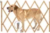 Hundeabsperrgitter Holz Natur verstellbar Hunde Gitter Holz Produktbild-Vorschau 1