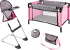 Bayer Puppen Reisebett und Hochstuhl Deluxe Set Produktbild-Vorschau 1