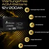 Extralink AGM 12V 200Ah Solarbatterie Solar Batterie Produktbild-Vorschau 2