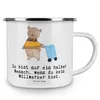 Mr. & Mrs. Panda Haferl Müllwerker Herz - Weiß - Geschenk, Produktbild-Vorschau 3