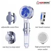 Soffione Herzberg Turbo Charger - Blu opaco Anteprima dell’immagine prodotto 2