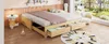 Canapé-lit convertible 90 x 190 à 180 x 190 cm en pin Voir les images du produit 6